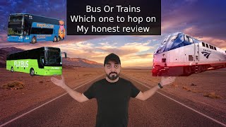 Amtrak vs Flixbus vs Megabus  Which one to choose [upl. by Arym94]