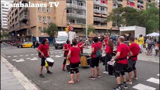 Tabalers de Sants a la Rambla Badal  Festa Major La Bordeta 2024 [upl. by Azpurua961]