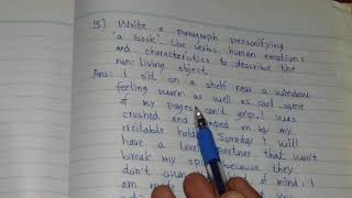 How to personify a book CANTAB ENGLISH CLASS 7 UNIT 3 LECTURE 5 [upl. by Erma]