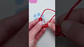 Learn how to tie a pearl necklace quickly and beautifully diy crafts necklace [upl. by Ytinav748]