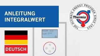 Deutsch  Anleitung Integralwert  Thermia wärmepumpen [upl. by Notnyw]