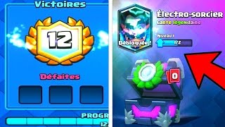 Clash Royale  12 VICTOIRES FACILE  MEILLEUR DECK Défi de lélectro sorcier Comment gagner [upl. by Ecniv663]