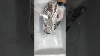 Watch the grime disappear Converse edition 🧼👟Part2 shorts restoration converse relaxing [upl. by Snehpets979]