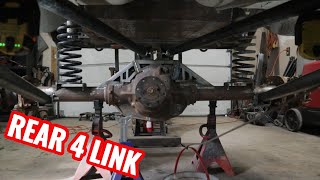 JEEP XJ SUPERDUTY SWAP EP9 Building a Rear 4 LinkCoil Conversion [upl. by Rika]