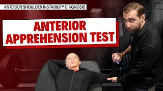 Anterior Apprehension Test  Anterior Shoulder Instability Assessment [upl. by Aduhey]