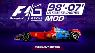 Playing An INSANE F1 CLASSIC CAREER Mod For A Modern F1 Game [upl. by Odoric]