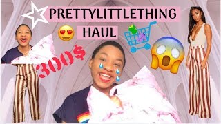 UNBOXING TRY ON HAUL  JE TESTE LE SITE PRETTYLITTLETHING😱 YaSarah [upl. by Naujat]