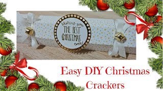 Christmas Workshop 2017  Easy DIY Christmas Crackers [upl. by Nahpets]