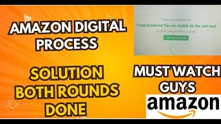 Amazon Associate  Digital Processes Assessment  Live Solutions amp Tips to Get Hired amazonhiring [upl. by Senalda]