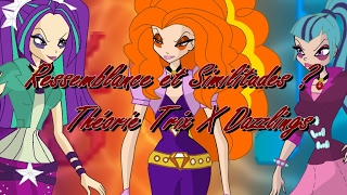 Cross Over Ressemblances et Similitudes  Trix X Dazzlings [upl. by Arodasi]