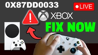 XBOX Sign in Not Working  Error Code 0x87dd0033 XBOX Not Working FIX TODAY ✅ [upl. by Christiansen]