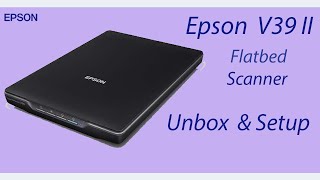 Epson Perfection V39 II Color Photo and Document Flatbed Scanner [upl. by Capone]