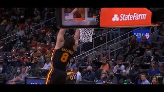 SHOWTIME IN ATLANTA Bogdanovic FullCourt Pass to Gallinari Dunk Kings vs Hawks HIGHLIGHTS [upl. by Catlin]