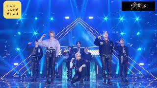 AAA AWARDS 2021 🏆 Stray Kids  DOMINO 3RACHA RAP PERF INTRO  THUNDEROUS Full [upl. by Ahcsrop]