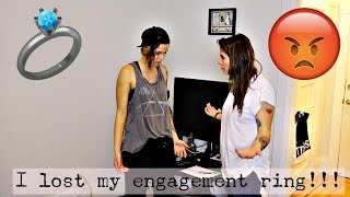 LOST MY ENGAGEMENT RING PRANK ON FIANCE amp HER MOM  SamampAlyssa [upl. by Poucher]