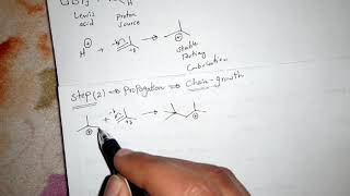 Cationic polymerization of isobutylene  part 2 [upl. by Stockton]