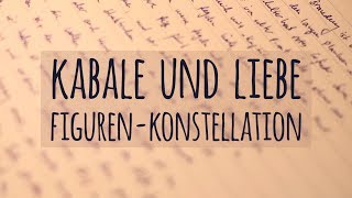 Figurenkonstellation in Kabale und Liebe  Friedrich Schiller [upl. by Merridie451]