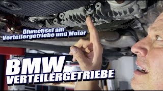 BMW Verteilergetriebe und Motor Ölwechsel  Xdrive [upl. by Sices]