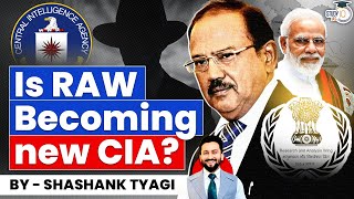 RAW or CIA  Indian Spy Agency Is As Lethal As US CIA  UPSC Mains  StudyIQ [upl. by Maidie861]