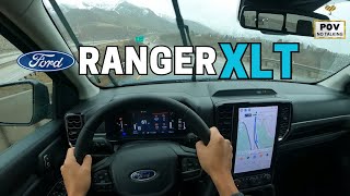 2024 Ford Ranger XLT 4x4 POV Test Drive [upl. by Kresic]