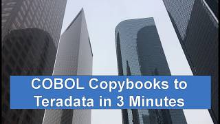 COBOL Copybooks to Teradata in 3 Minutes [upl. by Donelson613]