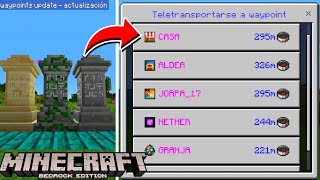 ADDON de WAYPOINTS para MINECRAFT PE 121  ACTUALIZADO Waypoints Addon MOD para MINECRAFT BEDROCK [upl. by Athalie]