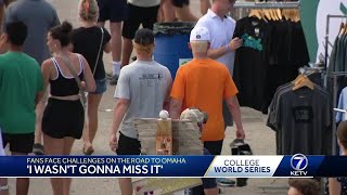 CWS fans face challenges on the road to Omaha [upl. by Anitsrhc286]