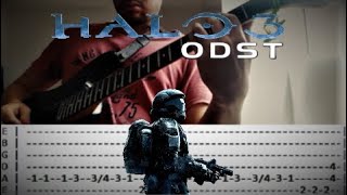 The Menagerie  Halo 3 ODST  Guitar COVER  TAB [upl. by Killian]