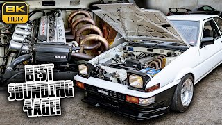 Best Sounding ITB 4AGE Trueno AE86 hits the Mountain Roads Pure Sound [upl. by Happ122]