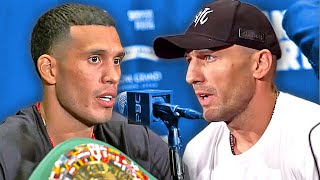 David Benavidez vs Oleksandr Gvozdyk • Final Press Conference amp Face Off Video [upl. by Aelahs]