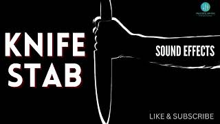 Knife Stab Sound Effects  Free Sound Effects [upl. by Mala]