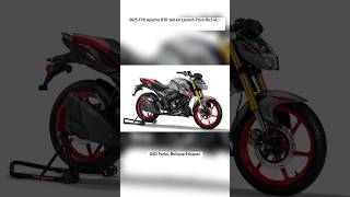 2025 TVS Apache RTR 160 4V Launch 🔥🔥 USD Forks Bullpup Exhaust [upl. by Lindemann679]