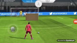 CRISTIANO RONALDO free kick challengeEA sports Fifa 16 UT mobile [upl. by Juliane705]