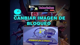 CAMBIA IMAGEN DE BLOQUEO DE CONTROL CIBER 1585 FACIL [upl. by Navonod]