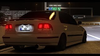 Tuğçe Kandemir  Yanlış x Simge  Aşkın Olayım  Honda Civic 16 VTi  Assetto Corsa [upl. by Tapes206]