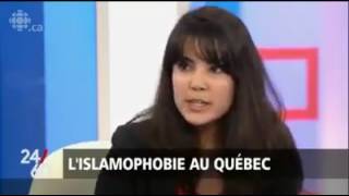 Attentat de Québec islamophobie et foulard  K Zoghlami 2460 RadioCanada [upl. by Goodson]