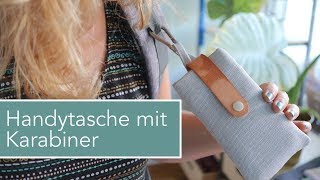 Handytasche zum Anhängen nähen [upl. by Fineman]