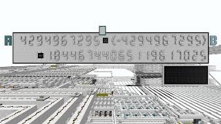 32 Bit Calculator in Minecraft [upl. by Gerta852]