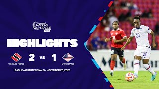 Highlights  Trinidad amp Tobago vs United States  202324 Concacaf Nations League [upl. by Akins]