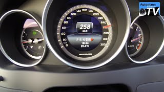 2014 Mercedes C63 AMG Coupe 487hp  0258 kmh acceleration 1080p [upl. by Atteiram432]