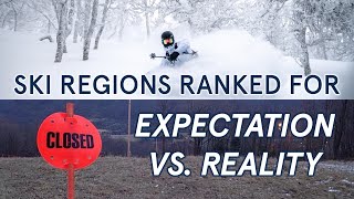 Ski Resort Regions RANKED By Reliability  Worst to Best USCanada [upl. by Suravaj]