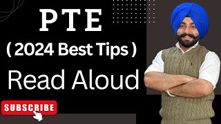 PTE read aloud how to improve best tips in 2024  Gurwinder Sir [upl. by Oigroeg]