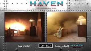 Haven Fire Safety  Living Room Fire Suppression [upl. by Brand]