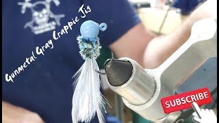 Gunmetal Gray Crappie Jig [upl. by Kennet]