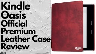 Kindle Oasis Case  Merlot Premium Leather Cover Review [upl. by Evvie255]