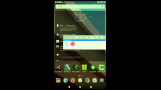 Android 51 Lollipop on Galaxy Tab 2 70 GTP3110 OmniRom OverviewHands On [upl. by Idnaj]