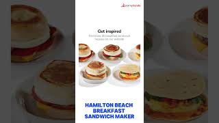 Hamilton Beach Breakfast Sandwich Maker shorts sandwichmaker [upl. by Dilks640]