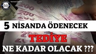 İŞÇİLER NE KADAR TEDİYE ALACAK Nisan ayının 5’i ödeme gerçekleşecektir 4d kamu işçileri son dakika [upl. by Ardiekal]