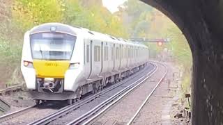 Thameslink leaving balcombe for Brighton [upl. by Anaigroeg690]