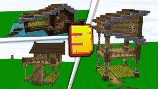 3 STARTOWE BAZY na SURVIVAL w MINECRAFT [upl. by Janie]